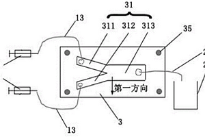 用于觀測光子晶體鏈化學(xué)場響應(yīng)精度的裝置