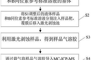 采用激光剝蝕聯(lián)用多接收電感耦合等離子體質(zhì)譜進行硼同位素分析的方法