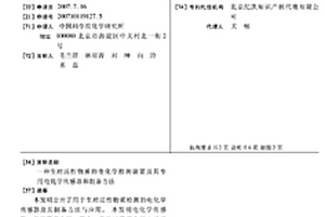 生理活性物質(zhì)的電化學(xué)檢測裝置及其專用電化學(xué)傳感器和制備方法