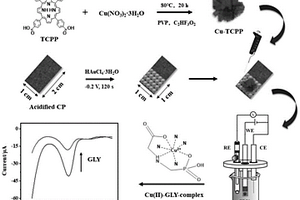 基于銅卟啉金屬有機骨架修飾碳紙電極檢測草甘膦的電化學(xué)傳感器