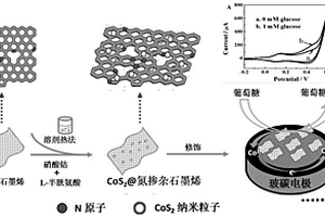 CoS2/氮摻雜石墨烯復(fù)合材料構(gòu)建電化學(xué)傳感器在葡萄糖電化學(xué)分析中的應(yīng)用