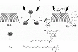 基于石墨烯和點(diǎn)擊化學(xué)的銅離子檢測(cè)方法、其試劑盒及應(yīng)用