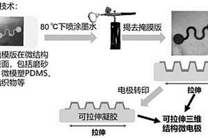 可拉伸的電化學三維微電極及其在生物分子檢測方面的應用