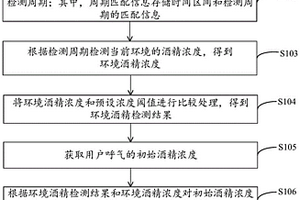 酒精濃度檢測方法和裝置、可穿戴設(shè)備及存儲介質(zhì)