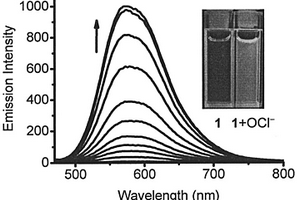 檢測次氯酸根的磷光材料