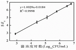 用于沙門氏菌快速檢測的關(guān)開型復(fù)合熒光納米探針及其制備方法