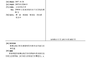 檢測(cè)汞離子的花菁染料熒光探針及合成方法和用途