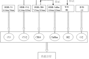 用于測(cè)量煤氣成分和熱值的方法