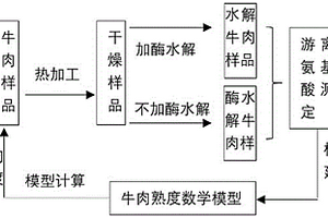 基于化學(xué)的煎制牛肉熟度分級表征方法