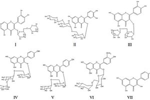小花清風藤中七種黃酮類化學成分的提取分離方法