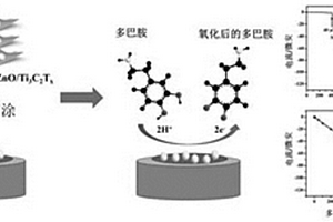 納米氧化鋅與碳化鈦復(fù)合材料電化學(xué)傳感器的制備方法和應(yīng)用