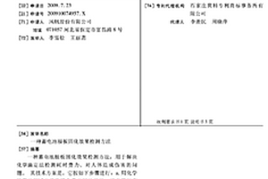 蓄電池極板固化效果檢測方法