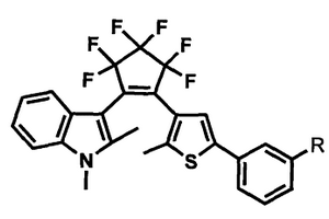 光致變色噻吩吲哚混聯(lián)型不對(duì)稱全氟環(huán)戊烯化合物及合成方法和應(yīng)用