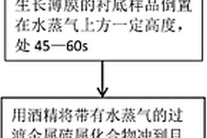 基于水蒸氣的二維過渡金屬硫?qū)倩衔镛D(zhuǎn)移方法