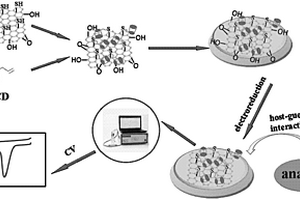 環(huán)糊精功能化的石墨烯復(fù)合材料修飾電極及其制備和應(yīng)用