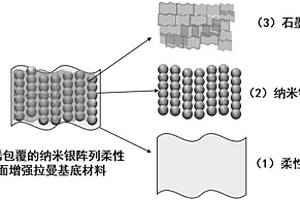 柔性表面增強拉曼基底材料及制備方法和應(yīng)用