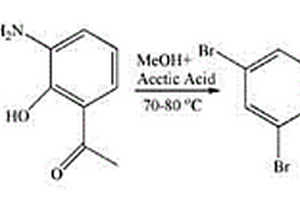 2-羥基-3-(2-羥基-3,5-二溴亞苯甲胺)苯乙酮及合成方法