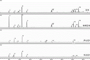 有柄石韋、石韋、廬山石韋與華北石韋的UPLC特征圖譜構(gòu)建方法及其鑒別方法