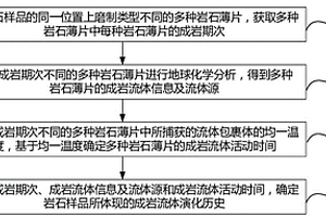 確定成巖流體演化歷史的方法