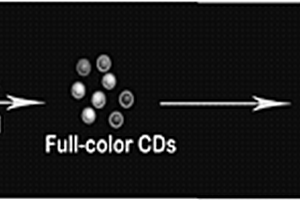 具有可見光區(qū)多色熒光發(fā)射的碳量子點(diǎn)的制備方法