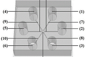 同時合成多種納米陣列微反應(yīng)器的制備方法
