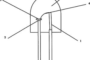 將單晶體用于白光LED的制作方法