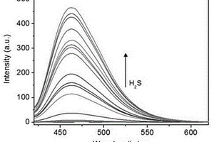 熒光增強(qiáng)型硫化氫分子熒光探針及其制備方法和應(yīng)用