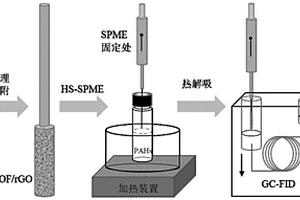 基于COF@rGO雜化材料的固相微萃取探針和制備方法及應(yīng)用