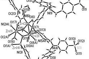 熒光材料4?(N,N′?雙(4?羧基芐基)氨基)苯磺酸鋅配合物及合成方法