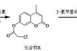 基于香豆素類的接力響應(yīng)型熒光分子探針及其制備方法和用途