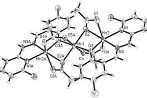 磁性材料5?氯水楊醛縮?2?溴?6?肼基吡啶席夫堿錳配合物及合成方法
