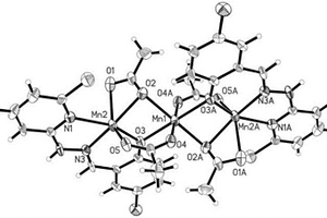 磁性材料5?溴水楊醛縮?2?氯?6?肼基吡啶席夫堿錳配合物及合成方法