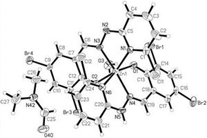 3,5?二溴水楊醛縮?2?氯?6?肼基吡啶席夫堿鋅配合物及合成方法