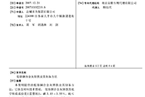 低鉻銅合金灰鑄鐵及其制備方法