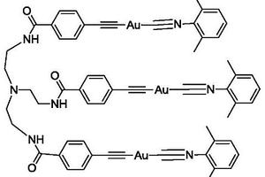 可用于銀離子傳感識(shí)別的金炔基配合物及其制備方法與應(yīng)用