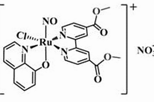 雙配體的亞硝酰釕配合物及其制備方法和應用