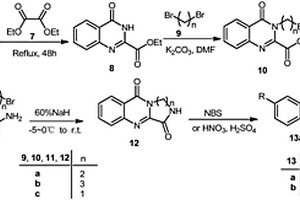 一類2, 3-內(nèi)酰胺環(huán)稠合喹唑啉-4(3H)-酮衍生物及其制備方法和應(yīng)用