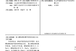 復(fù)方磺胺嘧啶銀鋅軟膏及制造方法