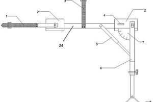 用于古建筑木構(gòu)件現(xiàn)場檢測的木材微鉆阻力儀固定支架裝置