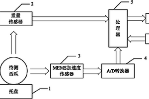 西瓜成熟度無損檢測儀及檢測方法