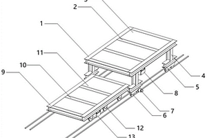 用于管線無(wú)損檢測(cè)的雙層分離式平板運(yùn)輸車