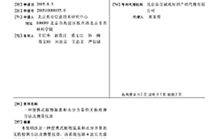 便攜式植物氮素和水分含量的無損檢測方法及測量儀器