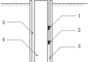 基樁的孔中雙測(cè)點(diǎn)低應(yīng)變完整性檢測(cè)裝置及方法