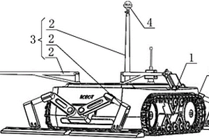 履帶式道面自主檢測機器人