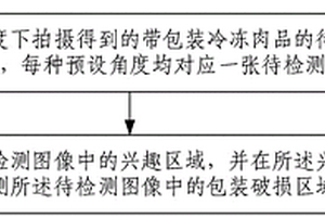 冷凍肉品包裝狀態(tài)的檢測(cè)方法及裝置