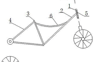 山地自行車的車架及加工方法