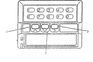 傳呼機(jī)數(shù)字鍵控法及采用數(shù)字鍵控法的傳呼機(jī)