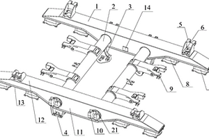 鐵路快速貨車轉(zhuǎn)向架的構(gòu)架