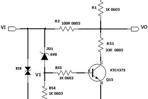 車機方控過壓保護輸入電路