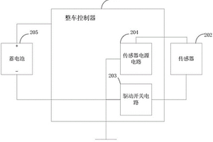 傳感器負(fù)極短路保護(hù)電路及車(chē)輛